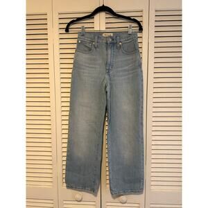 Made well slim wide leg crop SZ 24 jeans